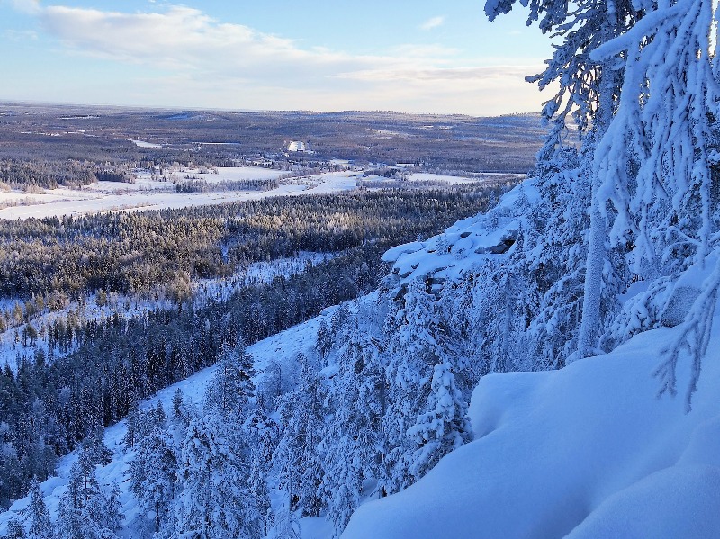 Winter view from Aavasaksa - foto by Kai Metsävainio